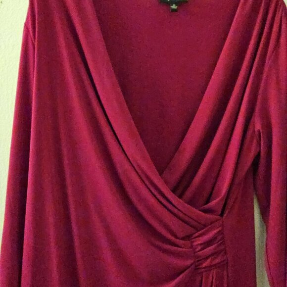 Spence dress stretchy pink wrap special occasion Event dress 14 - Picture 11 of 11